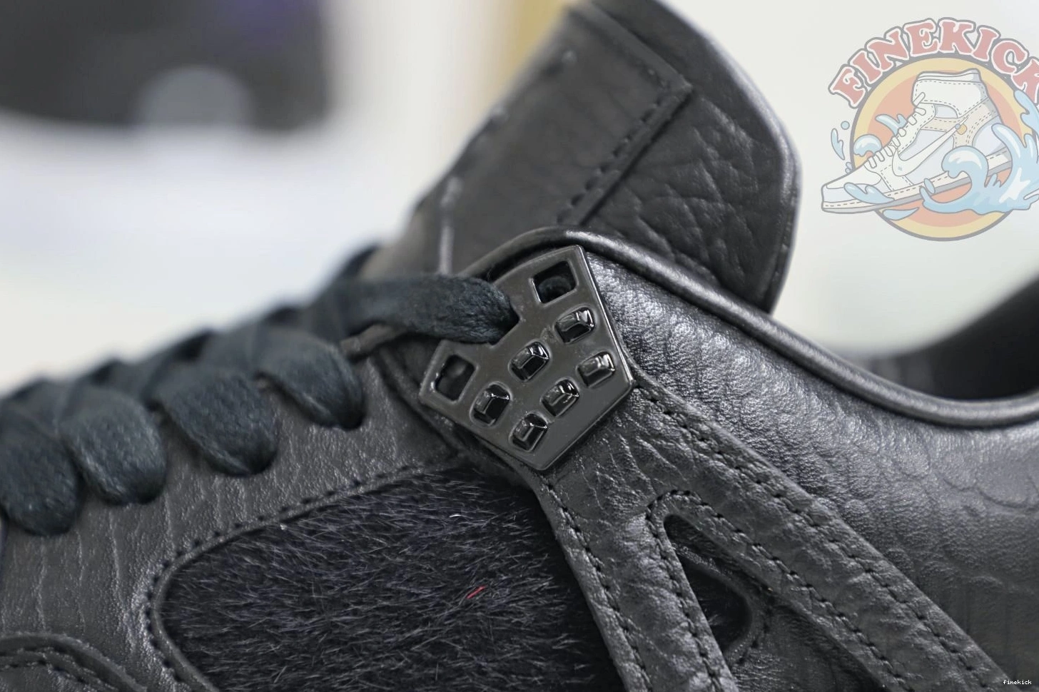 black Jordan retro Air ponyhair 4 Jordan 1018